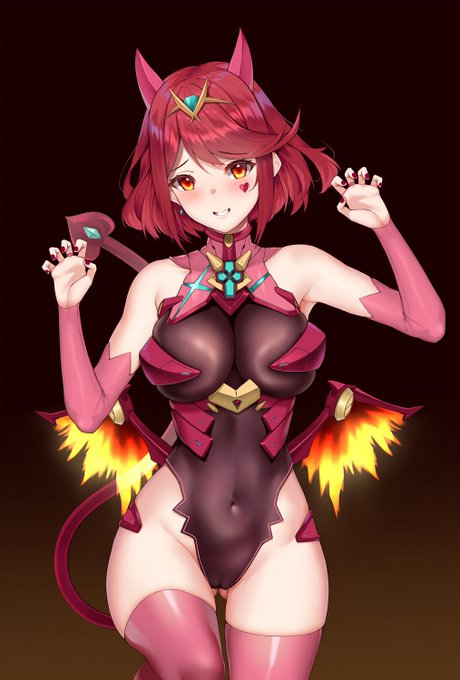 😈ホムラ😈Pyra
#いいニーハイの日
#XenobladeChronicles2 #ゼノブレイド2 