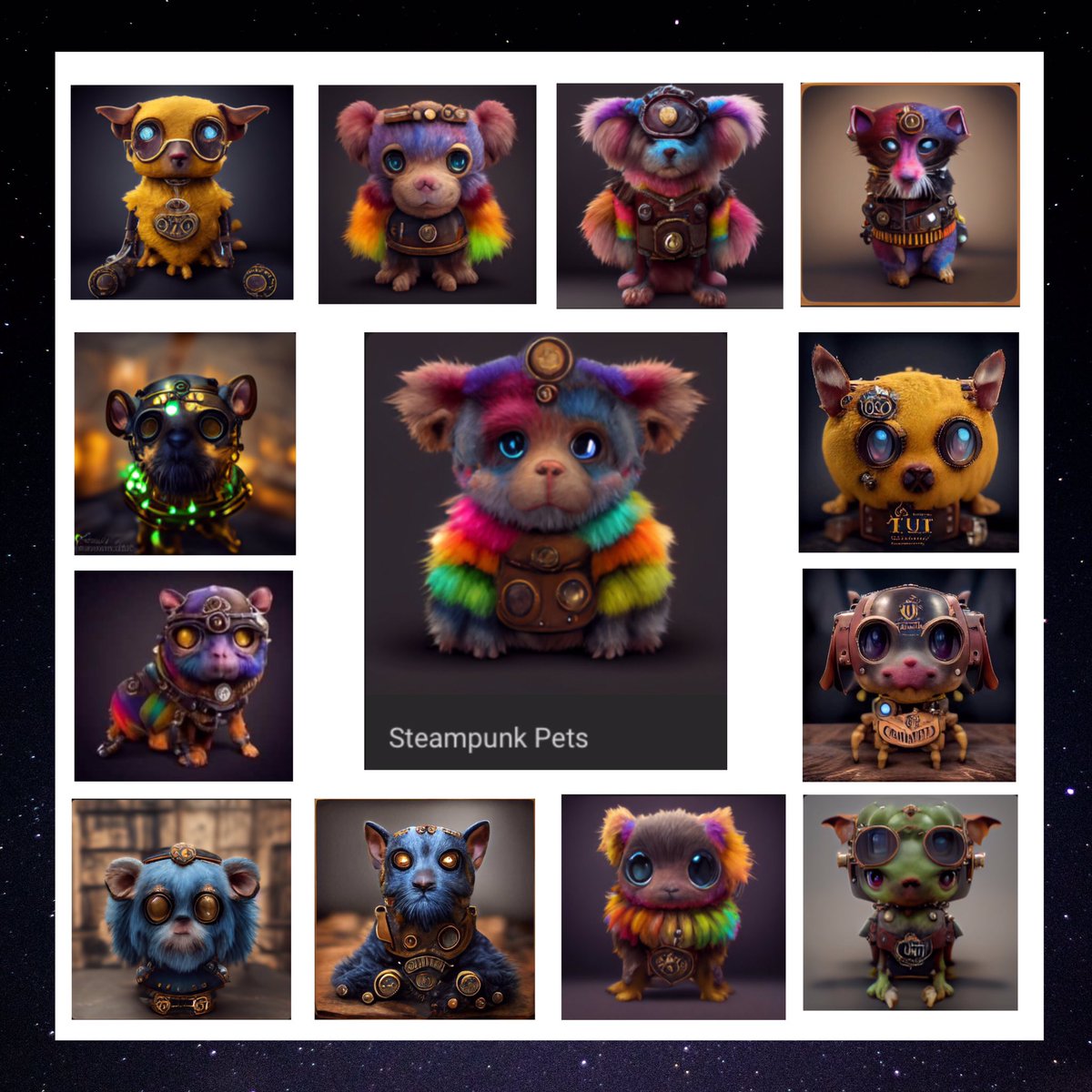 LadyApple77's tweet photo. @ZeusLFG No other incredible indelible collection #SteampunkPets & #HoboPet #NFT standout in every direction. A rare adorable collectibles as the personal pets of the investment future.
#BNBchainNFTs #BNBNFTs #NFTs #BSCGem @Rareboard @NFTKEY
πhttps://t.co/mHvkR3ZU0p https://t.co/CXPOlGxcPX