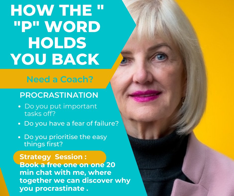 CHANGING LIVES EVERYDAY
International Coach and Author 

How do you know you are procrastinating?

You know what to do
But
You are not doing what you know.
Not a lack of skills
Not a lack of know how
You know exactly what you should be doing.
You are just not doing it.