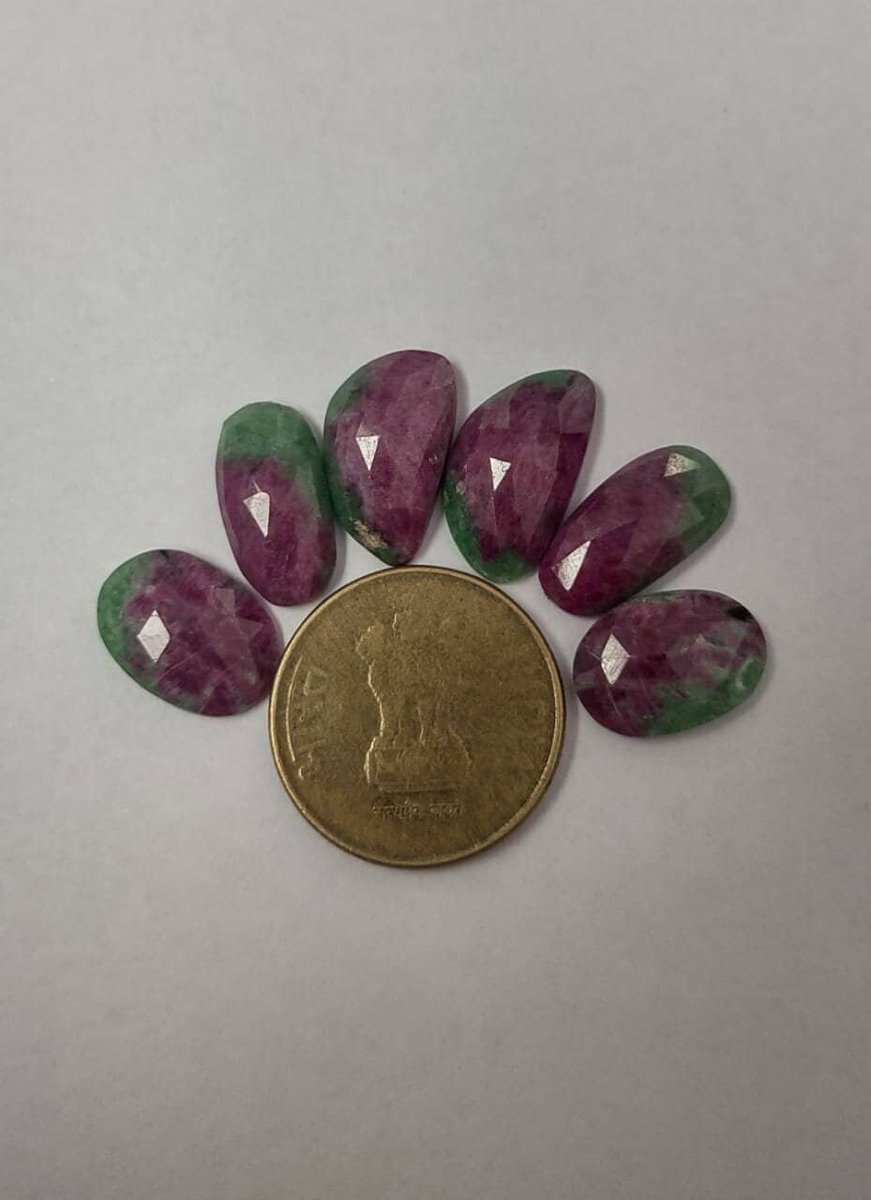 GemsTime21's tweet photo. Excited to share the latest addition to my #etsy shop: 6 Pcs Lot Ruby Zoisite Rose Cut Slices, Mix Shape, wire wrap stone, Super Shiny, Semi Precious Gemstone, Ruby Zosite Natural https://t.co/oBoNtbdIoi #red #green #yes #rubyzoisite #naturalgemstone #silversmith #jewe https://t.co/mrY18hnWcm