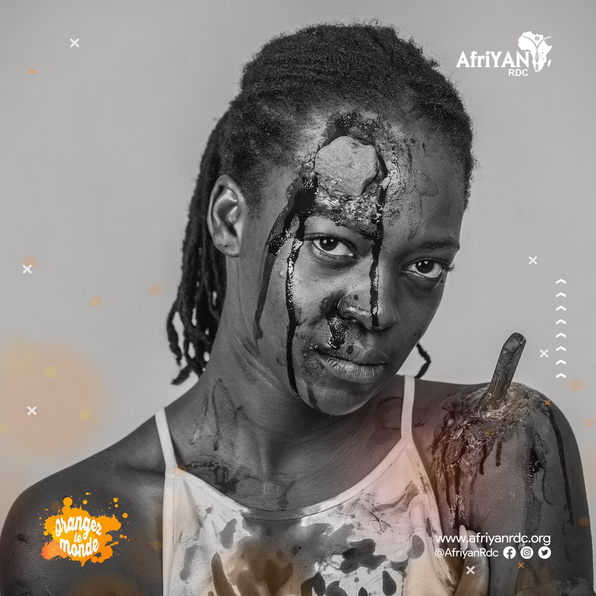 AfriyanRdc's tweet photo. Êtes-vous activiste ? Avez-vous une revendication ou un plaidoyer a faire ?
Commençons ensemble par interpréter cette image. 
Qu’est-ce que ceci vous évoque ? 

#OrangezLeMonde 
#stopviolences
#16JoursdActivisme https://t.co/Gn6JgFTMgj