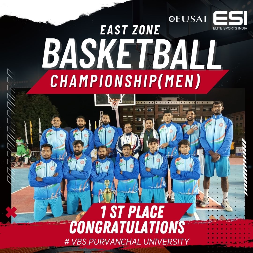 Victory written all over as VBS Purvanchal win the East Zone Men’s Basketball Championship🏀 🏆
.
.
.
.
.
.
.
.
.
.
.
.
.
.
.
.
#basketball #aiu #interuniversity #esi #eusai #ballers #basketballindia #epbl #proleague #liveaction #universitysports #athletes #indianbasketball