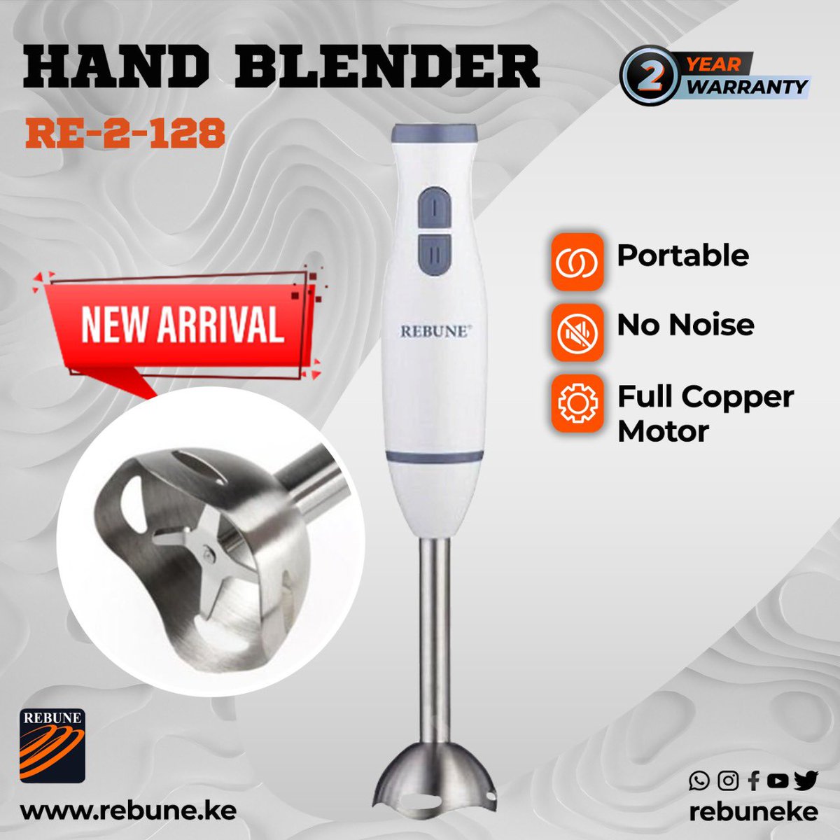 rebune_kenya's tweet photo. New Arrival of Powerful Electric Blenders that suit your needs and pocket too!
To shop,Call +254 110 097 366 Or Visit Our Website
https://t.co/qPJXCoBdiy
#Rebune #BeyondImagination #kitchenware #homeapplianceskenya #electricblenders https://t.co/4335RA9Fq2