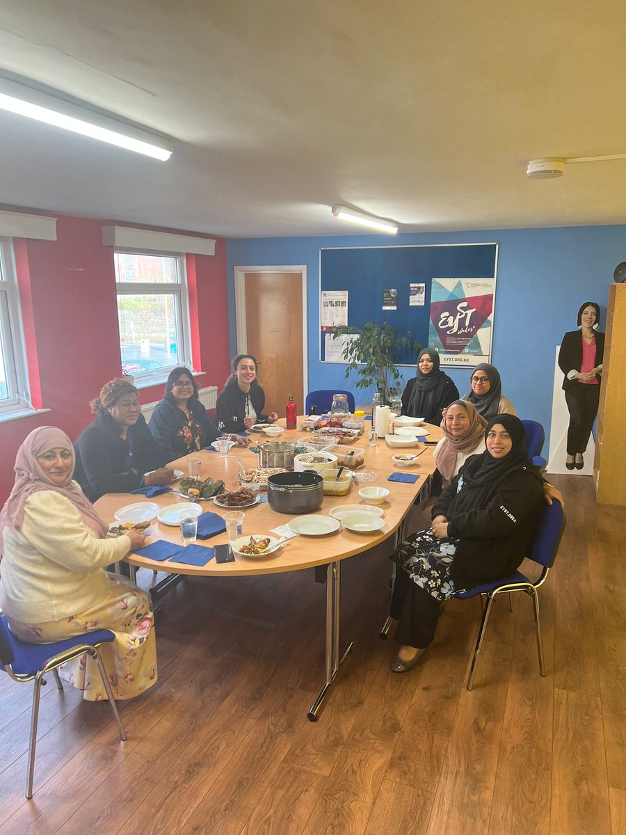 eystwales's tweet photo. This time last week in the Cardiff EYST Office... 😋 Celebrating diversity and enjoying traditional food cooked by our very own EYST chefs 👩🏽‍🍳
Can you name the foods? #EYSTFamily https://t.co/d6bWxrKhgx