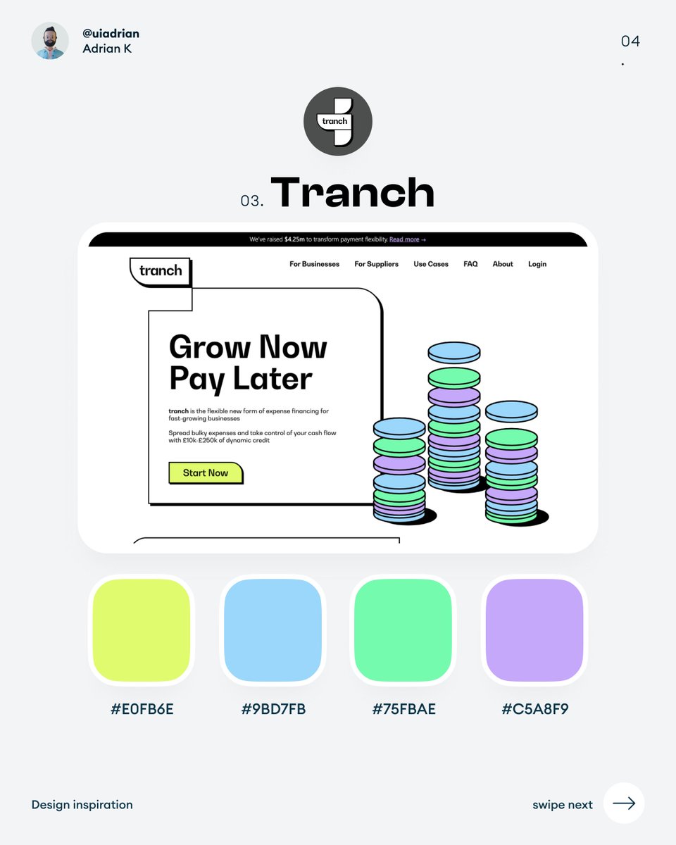 Amazing website color palettes https://t.co/fvj6K0gLw5 - Adrian | Rattibha