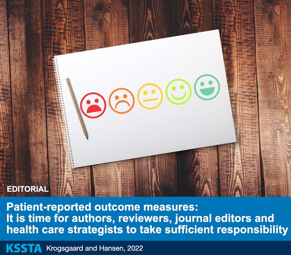KSSTA's tweet photo. Abuse of patient-reported outcome measures (PROMs) in musculoskeletal research is leading to increasingly irresponsible healthcare recommendations - it's time to take sufficient responsibility
#PROM #research #outcomestudy #clinicaloutcome
Link: https://t.co/dmv6HxQabl https://t.co/35NAHt2B0H