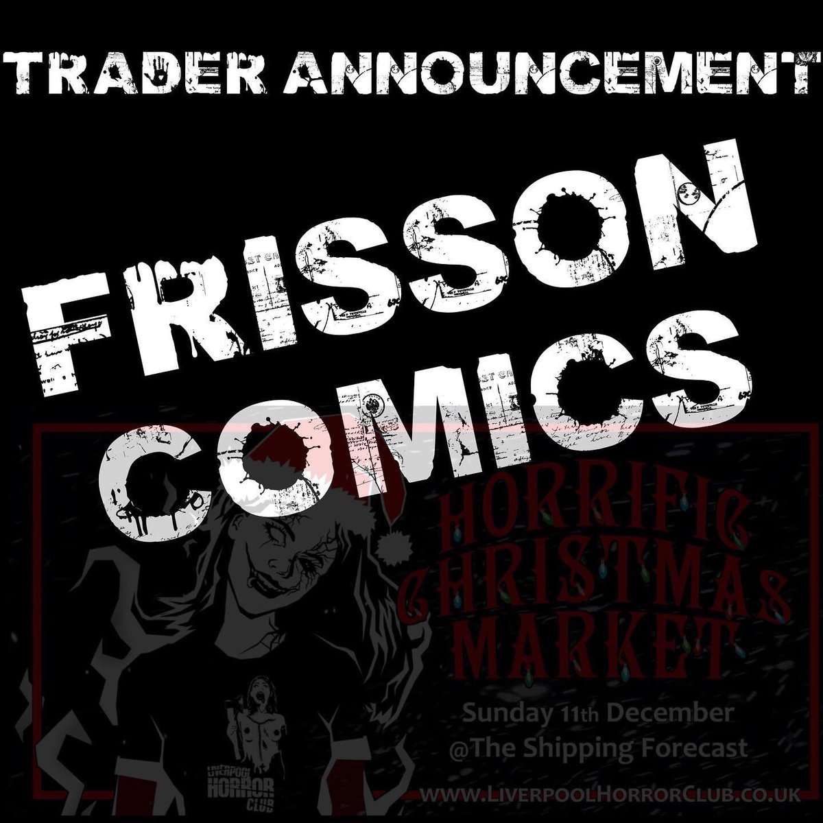 LivHorrorClub's tweet photo. A Liverpool based duo who create horror comics and zines! Katie Whittle is a co-founder and will also have a selection of gothic fantasy prints and accessories! https://t.co/ySWbCPrubQ