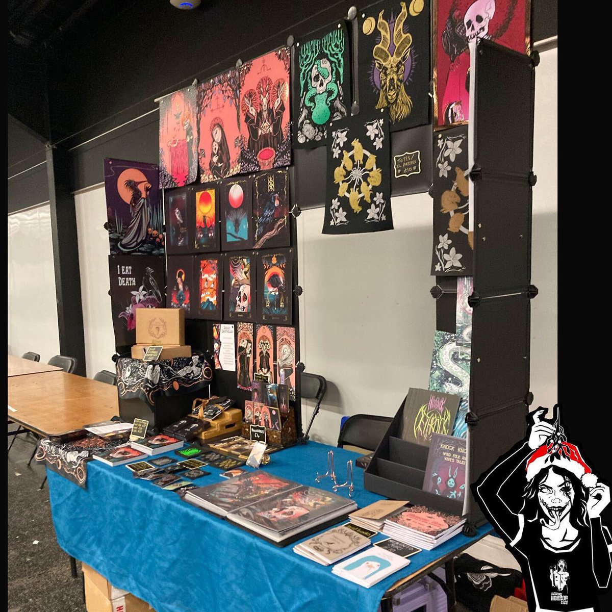 LivHorrorClub's tweet photo. A Liverpool based duo who create horror comics and zines! Katie Whittle is a co-founder and will also have a selection of gothic fantasy prints and accessories! https://t.co/ySWbCPrubQ