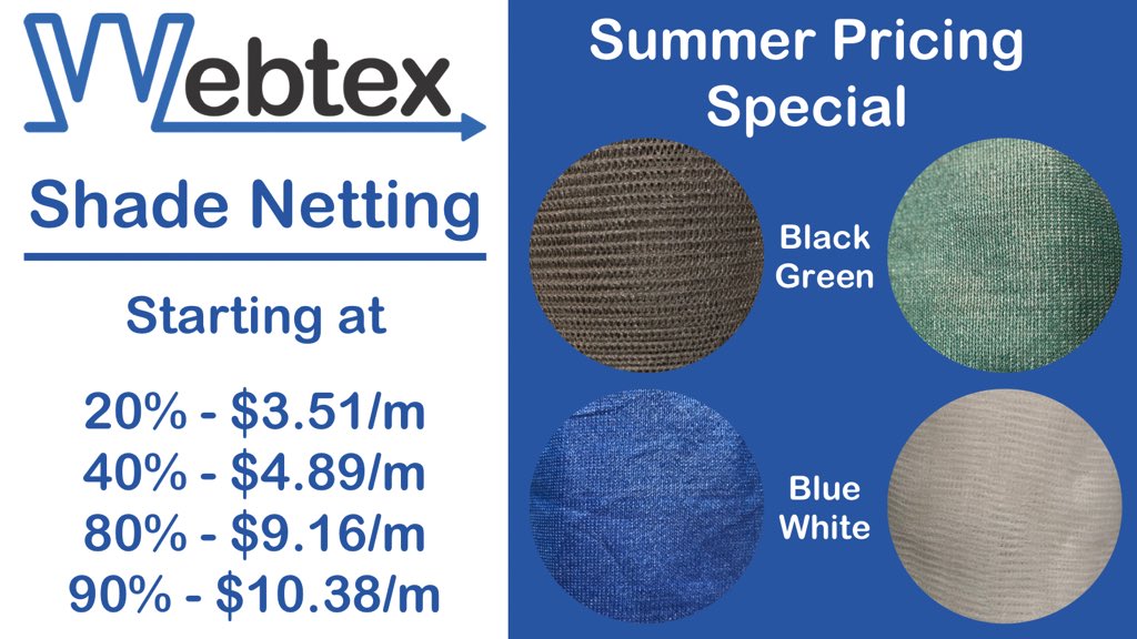 WebtexZw's tweet photo. Whether you’re looking to build a greenhouse or shade structure, we’ve got you covered👍🪚😉
#shadenetting #summerspecial #quality #uvstabilised #variouscolours #zimfarming #webtexzw https://t.co/BZwrwWY6H2