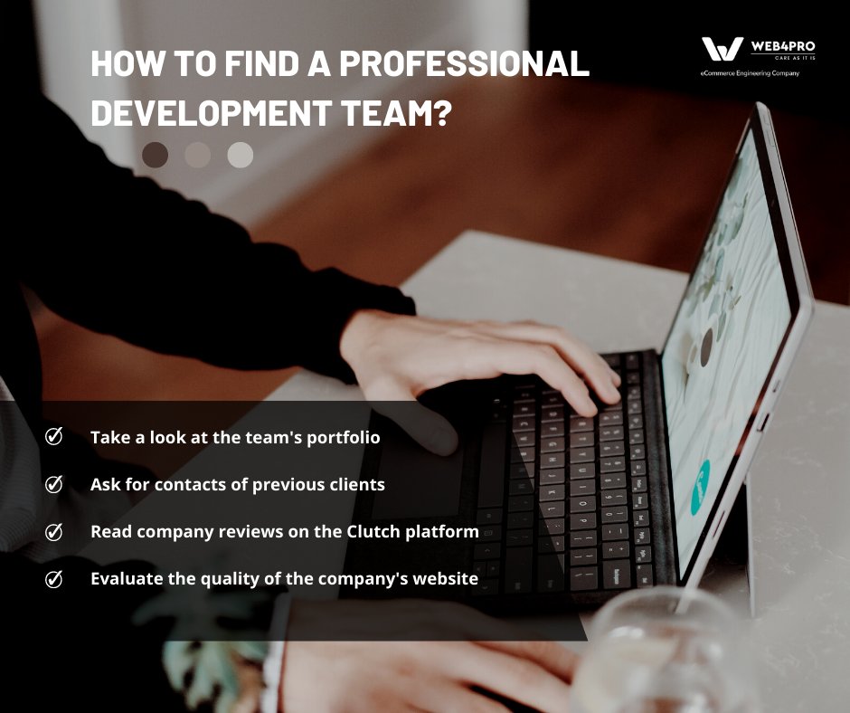 WEB4PRO_Magento's tweet photo. You have often encountered such a problem as not knowing how to find a professional development team.
If you have any questions, we are always happy to help you.
#ecommerce #web4pro #developmentteam #development #team #trust #businesstips https://t.co/3B47SKjA1A