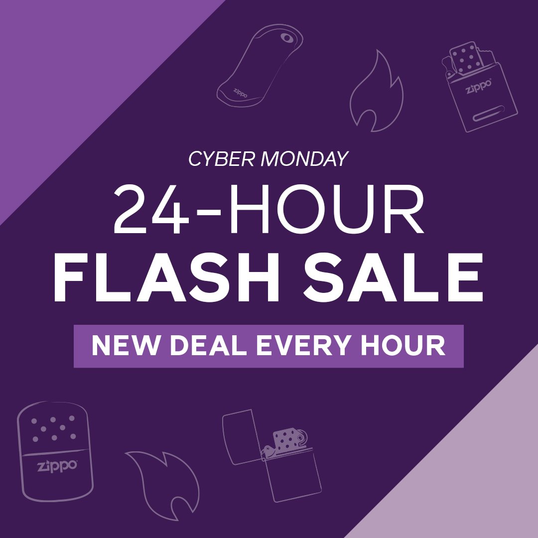 Today ONLY celebrate Cyber Monday at zippo.com with a new flash sale every hour on the hour! Check it out: fal.cn/3tYkd
#zippo #zippoencore #cybermondaydeals