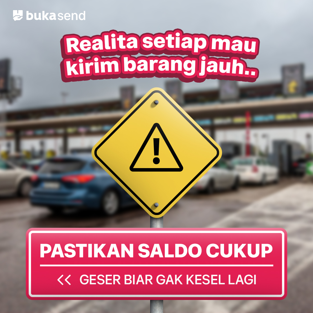 bukasend's tweet photo. Kirim paket berasa gak ketarik guys saldonya!🤩
#MajuBarengBukaSend https://t.co/57bcLYBFrQ