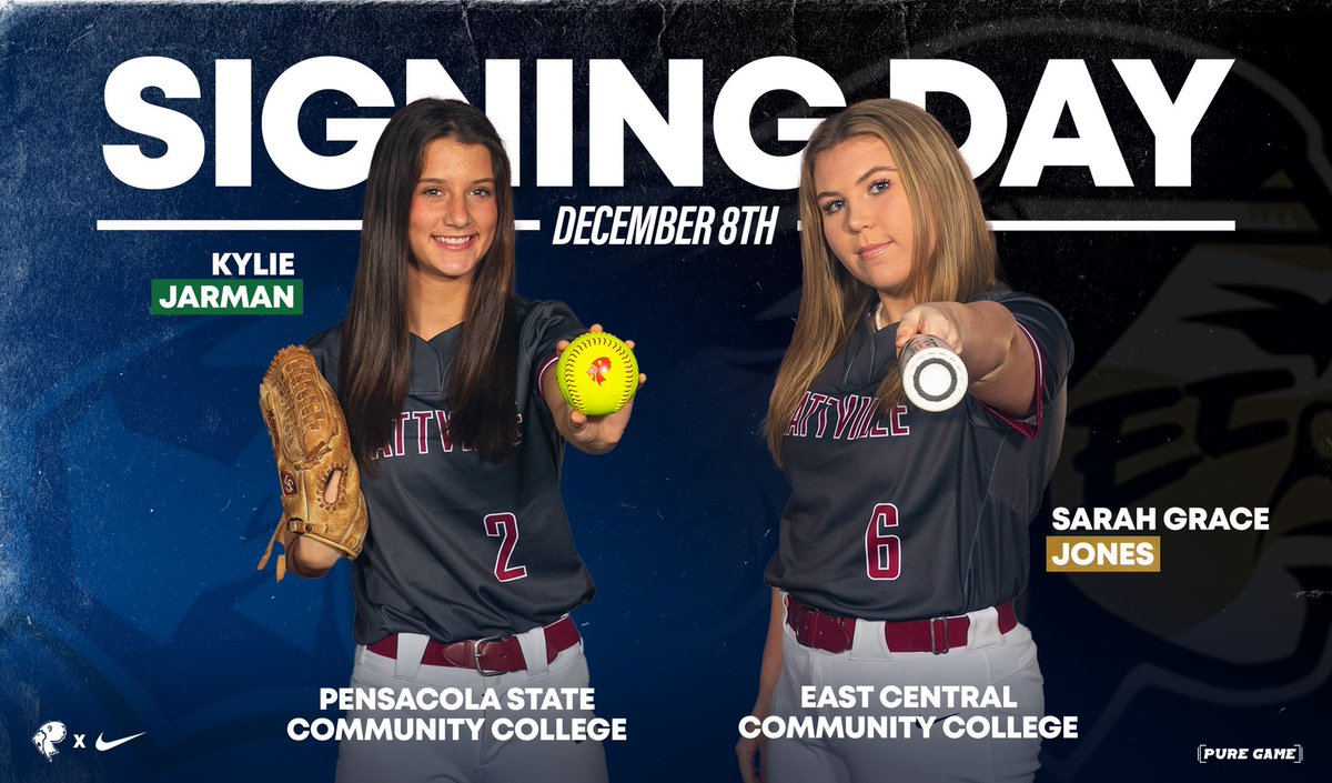 Prattville High School Softball (@prattvillehs_sb) on Twitter photo The big day is set!!!! Come celebrate with us on December 8th, 3pm in Prattville High School Indoor.
<a href="/kyliejarman5/">Kylie Jarman</a> signing to <a href="/PSCSoftball/">Pensacola State Softball (FL)</a>
<a href="/sarahhgracelyn/">sarah grace jones</a> signing to <a href="/ECCCSoftball/">ECCC Softball</a>
<a href="/prattvillelions/">Prattville High School Athletics</a> <a href="/ahsaaradio/">AHSAA Radio Network</a> <a href="/KyleParmley/">Kyle Parmley π₯</a>
#golionssoftball #gopirates #goworriors The big day is set!!!! Come celebrate with us on December 8th, 3pm in Prattville High School Indoor.
<a href="/kyliejarman5/">Kylie Jarman</a> signing to <a href="/PSCSoftball/">Pensacola State Softball (FL)</a>
<a href="/sarahhgracelyn/">sarah grace jones</a> signing to <a href="/ECCCSoftball/">ECCC Softball</a>
<a href="/prattvillelions/">Prattville High School Athletics</a> <a href="/ahsaaradio/">AHSAA Radio Network</a> <a href="/KyleParmley/">Kyle Parmley π₯</a>
#golionssoftball #gopirates #goworriors