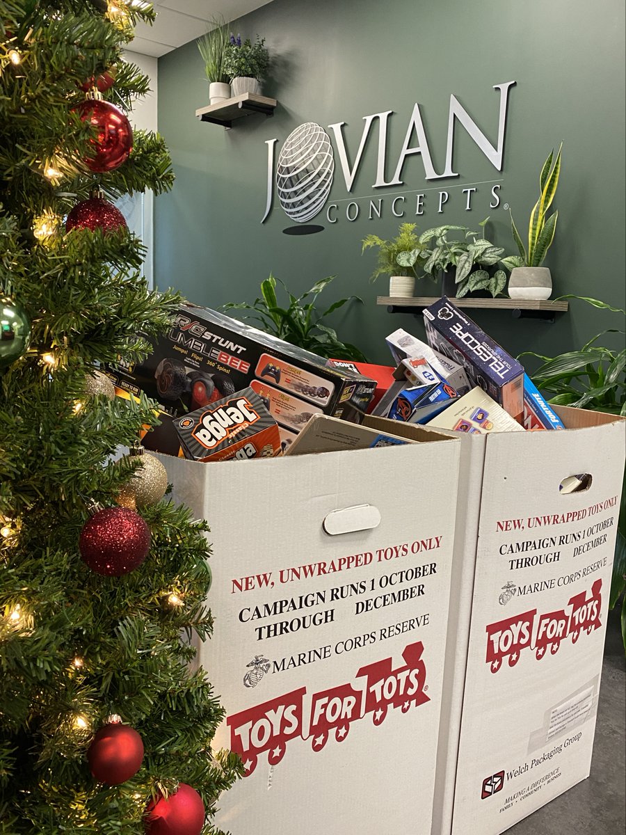 JovianConcepts's tweet photo. We’re entering the final days of the #JovianConcepts collection drive for the U.S. Marine Corps Reserve #ToysforTots program! https://t.co/5NXr3UUmIY Drop off new, unwrapped toys and books until the end of this week and grab some hot chocolate to-go as our thanks.
#hanovermd https://t.co/zHrFwv64iU