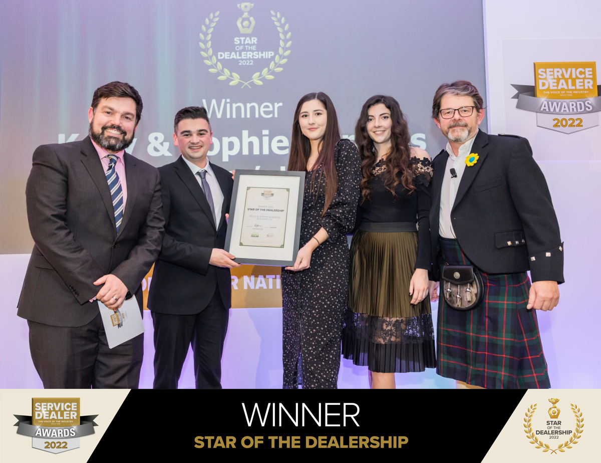 And the winners are... Sophie &amp; Kelly! 

Thank you to Service Dealer for the award! <a href="/ServiceDealer/">Service Dealer</a> #servicedealerawards