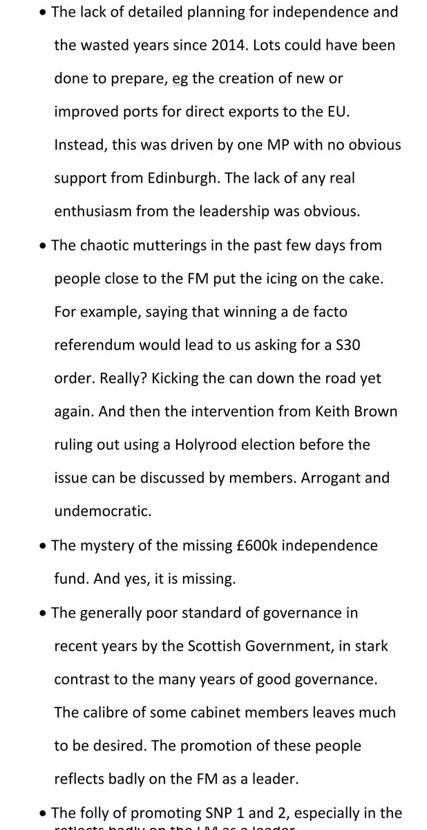 AyeCowal's tweet image. My wife and I have today resigned from @theSNP .
Here's why.
But our commitment to Scotland’s independence is even stronger than before.