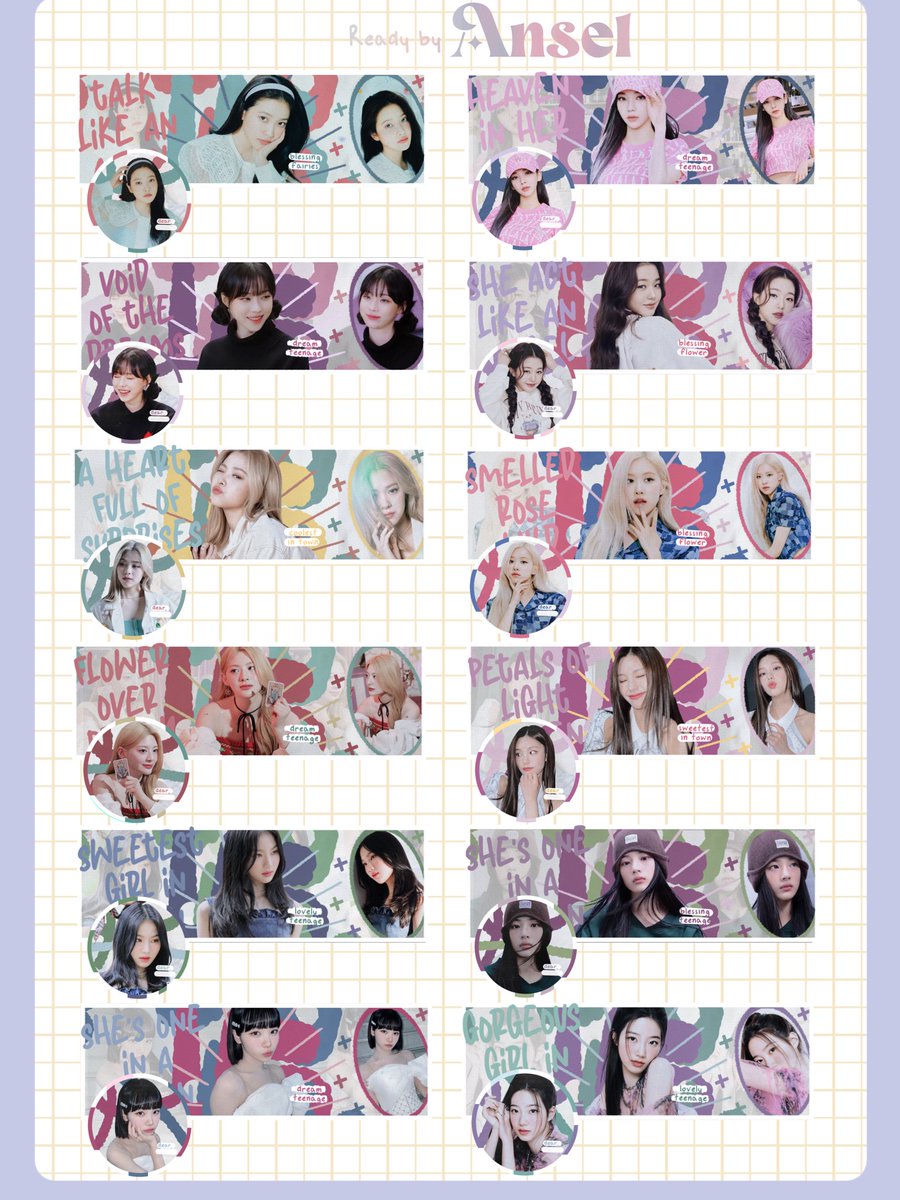 HELP RT BOLEH KAK?  ᐢ. ֑ .ᐢ  ୭

aku punya layout ready stock GG! bisa diclaim malam ini jam 19.40 WIB ya, langsung dm aku aja nama charanya, untuk price 12K/each bisa req text ava only ପ( ໊๑˃̶͈⌔˂̶͈)♡

#zonaba #zonauang leot
