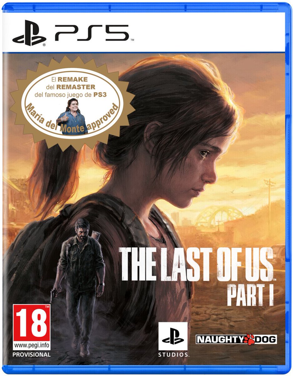 castoret's tweet photo. @PlayStationES Yo veo relabeling, eh? #outfluencers #PS5 #MariadelMonte https://t.co/vOof0ZPU6a