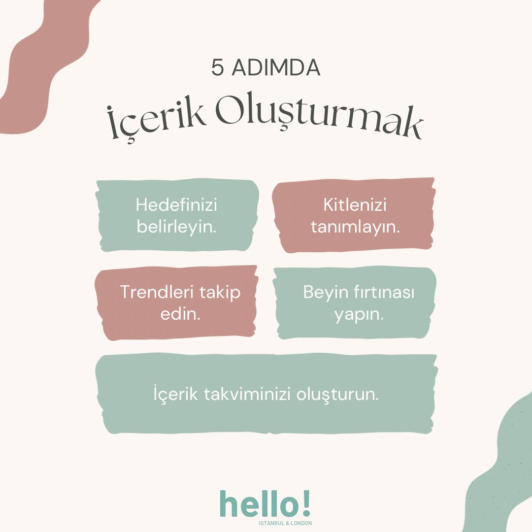 5 adımda içerik oluşturmak👆🏻

#socialmediahello #socialmediamanager #socialmedia