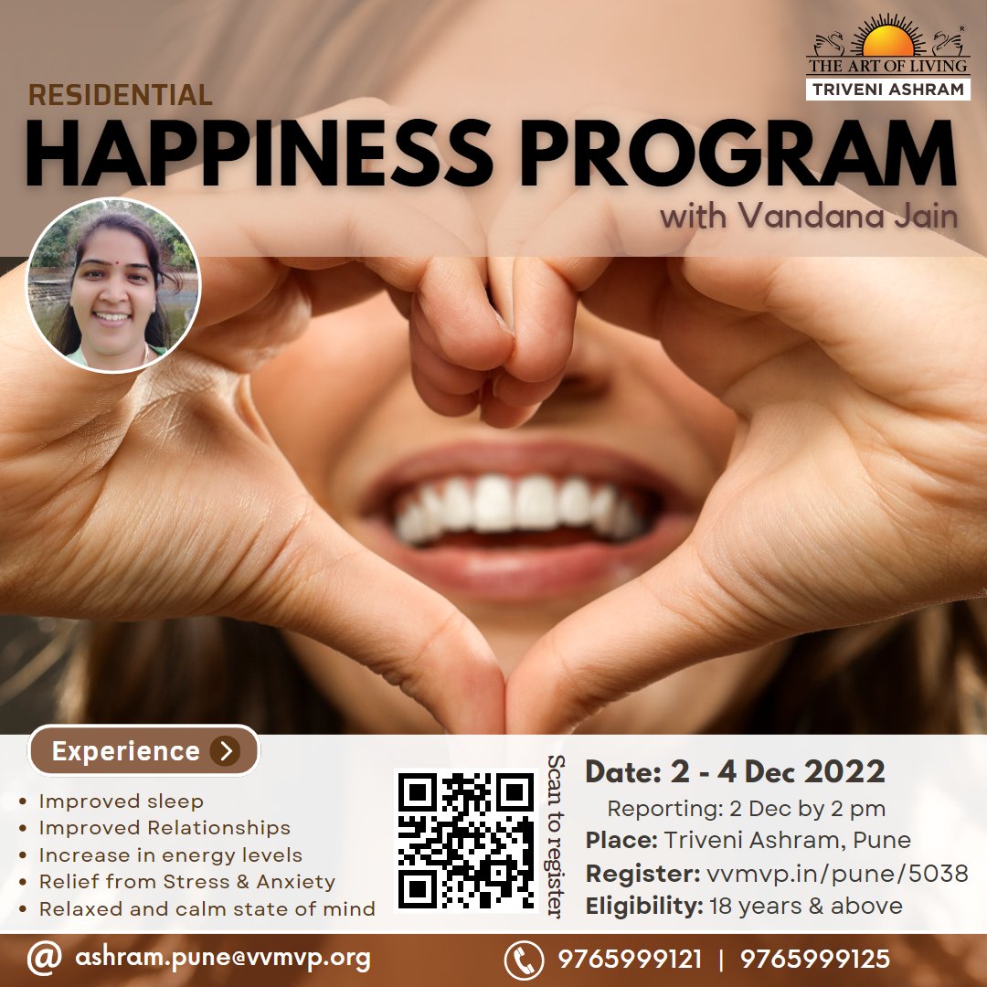 Art of Living, Triveni Ashram Pune tweet media