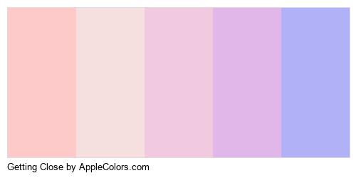 _applecolors's tweet photo. Check out New Palette Today - Getting Close Color @_applecolors https://t.co/3bS11pPrpa #F6DFDF #F2CAE0 #E1B7EA #B0B1F6 #snug https://t.co/J47T6Yt3s3