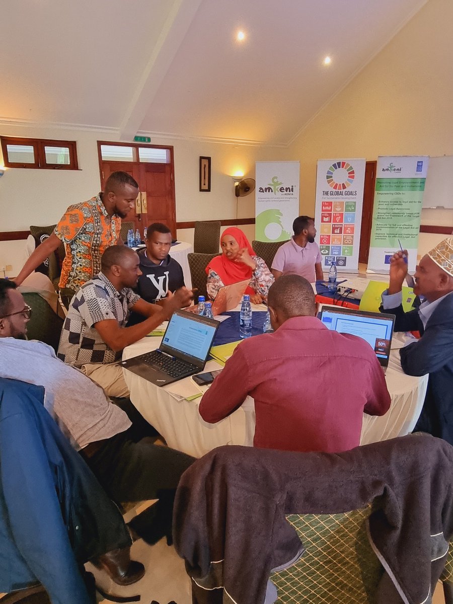 StepGithaiga's tweet photo. Ongoing: @UNDPKenya|@amkeniwakenya Quarterly Learning Platform bringing together @EUinKenya &amp; @NLinKenya funded CSOs where they are provided with opportunity 2 share experiences, best practices,  and key emerging issues in their interventions towards #accesstojustice 
#PLEADYetu https://t.co/m3emUsGYZF