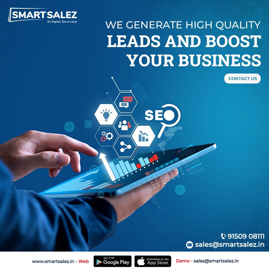 Smartsalez1's tweet photo. Boost your business with Smartsalez SEO Services to generate leads and boost your business growth.

Contact - 9150908111
Mail Id - sales@smartsalez.in

#eCommerce #ecommercestore #EcommerceDevelopmentCompany
#WEBSITE #websitedevelopment #leads #business https://t.co/fUXGnDw6eN