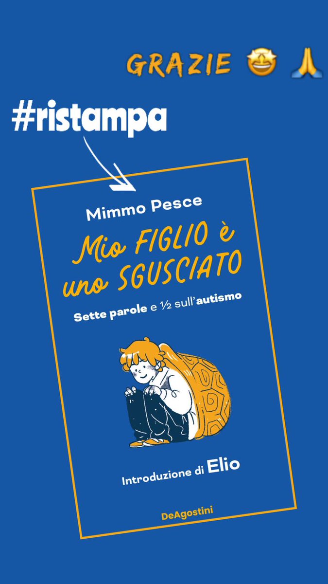 mimmopesce1's tweet photo. E niente...mi comunicheno che...e che dire, Grazie.
#autismo
#nonmeleaspettevo
#unbotto
@DeAgostiniLibri https://t.co/ik4mlcVTvc