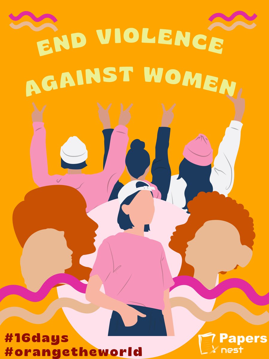 PapersNest's tweet image. We are sharing this to mark the 16 Days of Activism Against Gender Based Violence. 
#16DaysOfActivismAgainstGBV #16DaysofActivism2022