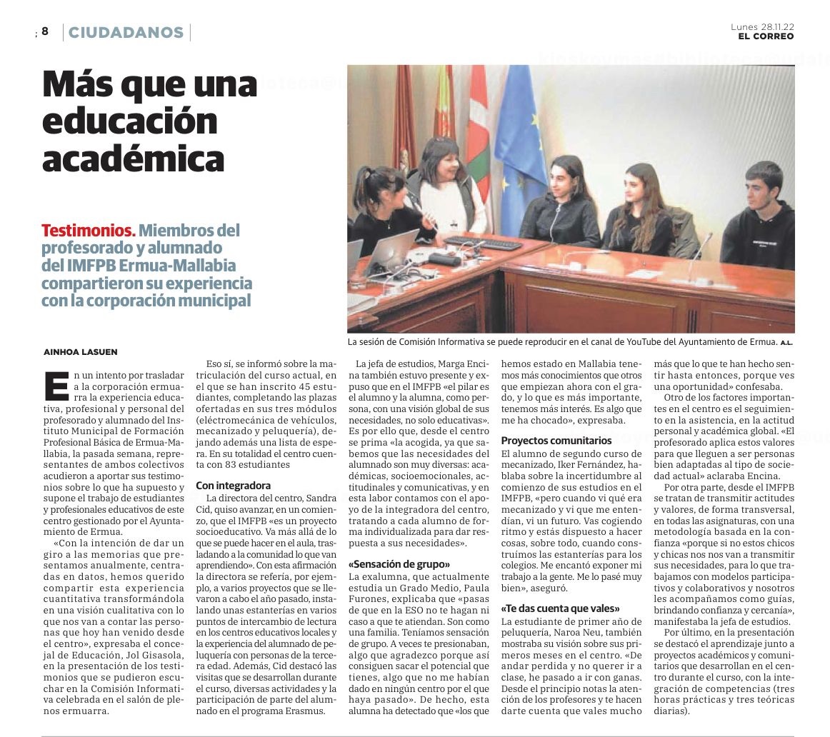 "La #educación es mucho más de lo que ocurre en el aula"
Alumn@s de #FPB cuentan cómo se sienten y cómo les hacemos sentir.
#emociones #valores #actitud