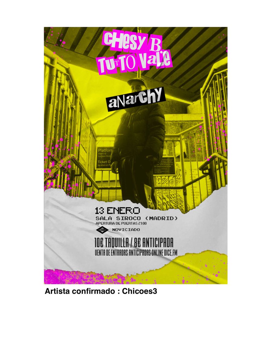 13 de enero Mad <a href="/SirocoSala/">Sala Siroco</a> link.dice.fm/0Zas3037jvb