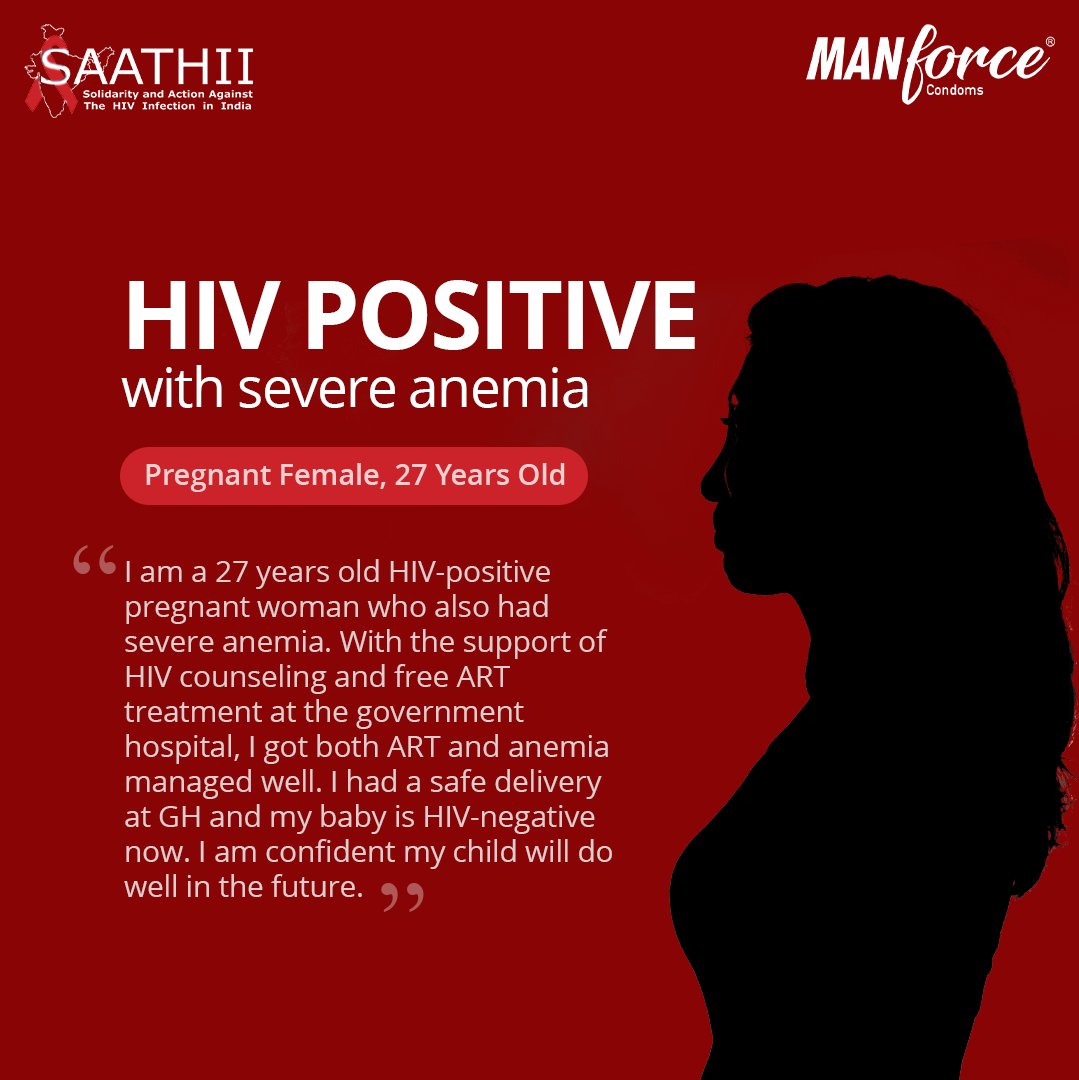 ManforceIndia's tweet photo. With proper care and treatment, HIV can be managed and even the transmission can be prevented from mother to child. Hear the story of a strong women from @saathii NGO living with HIV. This AIDS Day, show your support and #MakeADifferenceWithManforce
#ManforceCondoms #AidsDay https://t.co/A6krLfyjnz