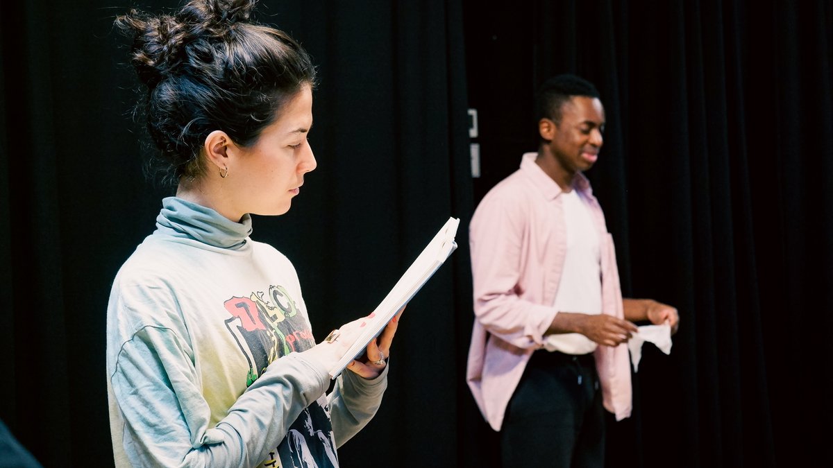 Hamps_Theatre's tweet photo. See the cast of The Art of Illusion in action in these beautiful rehearsal photos taken by Chiara Wakely 📸
#HTIllusion won three Molière Awards when it premiered in Paris in 2014. It opens Downstairs 17 December! 🎉
Tickets from £10 (£5 previews!)
https://t.co/XqISXrrQFV https://t.co/IGvzZrDfE0