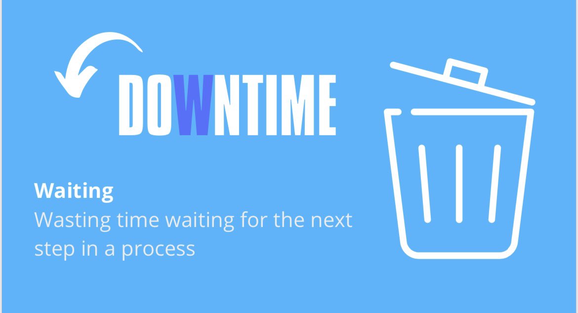 This week we’ll be shining a light on ‘Waiting’ as a type of identifiable waste! 🚮 Have a think about the time that patients spend sitting in waiting areas or staff waiting for blood results before starting treatment..the opportunities for improvement are endless! #pfis #kaizen