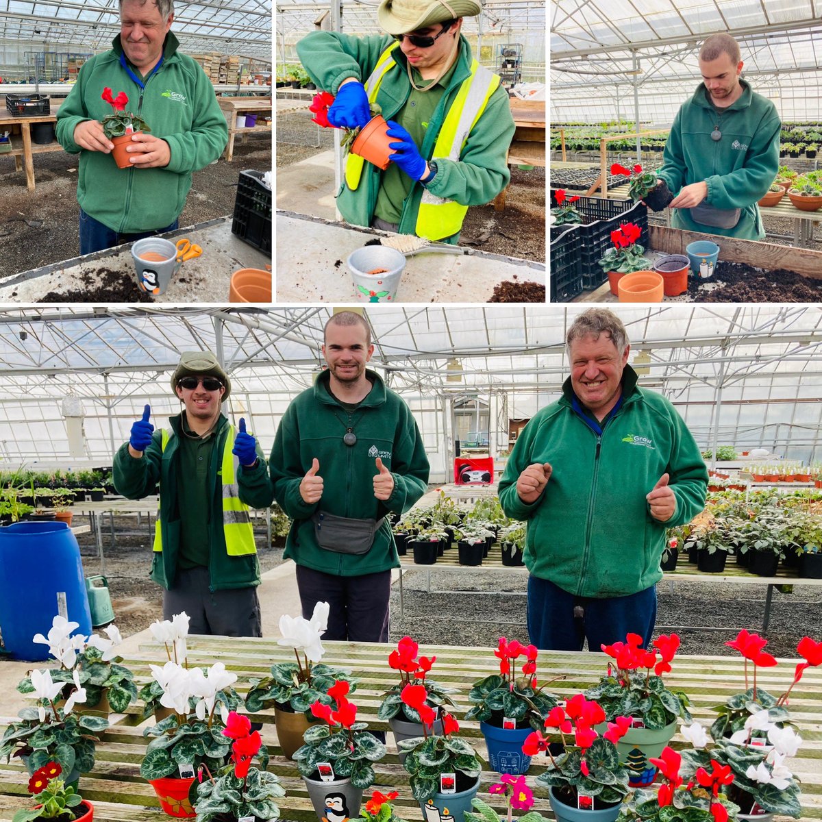 grow_ltd's tweet photo. Only a few days left before the @grow_ltd Christmas Fayre πWill we see you there? Santa would love to meet youπ
We have all been busy making our gorgeous #ChristmasPots & today we are starting to make #ChristmasWreaths
#guernseychristmasfayre #fundraisingevent #funonasaturday https://t.co/ZULi8CbCBR