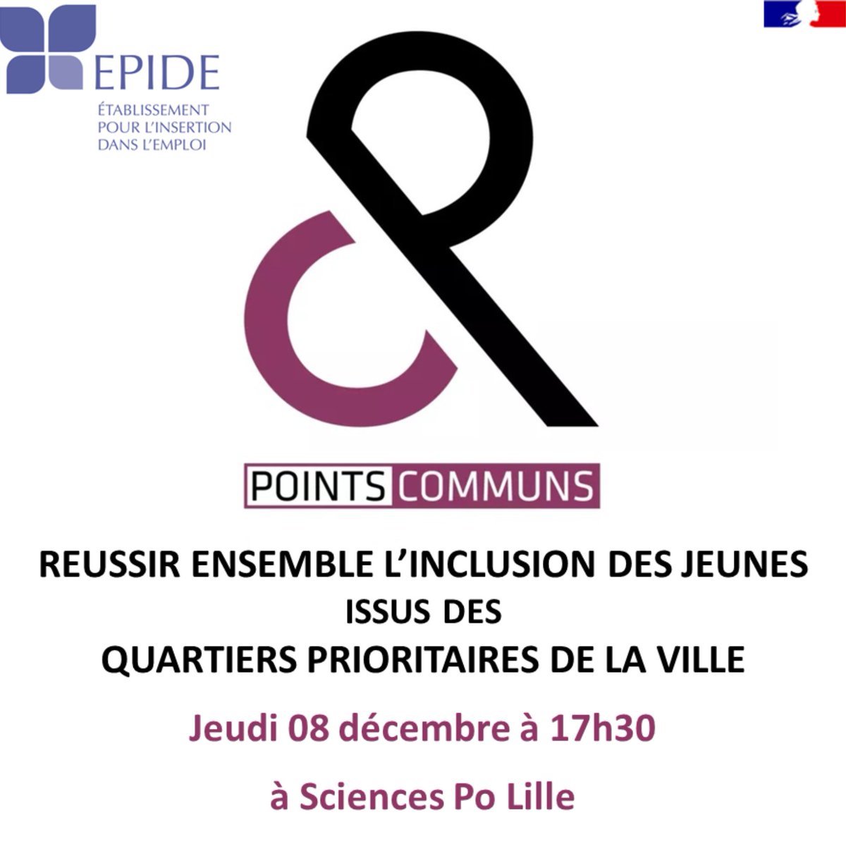 ChristopheCROC3's tweet photo. 🎯 REUSSIR ENSEMBLE L'INCLUSION DES JEUNES ISSUS DES QUARTIERS PRIORITAIRES DE LA VILLE

Partenaires rejoignez-nous : https://t.co/6iD2lcS2nQ https://t.co/6s2YXn4uWA
