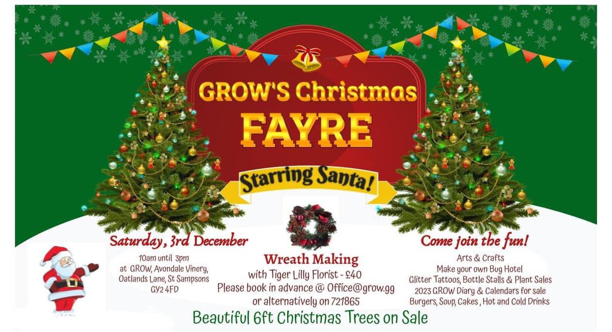 grow_ltd's tweet photo. Only a few days left before the @grow_ltd Christmas Fayre πWill we see you there? Santa would love to meet youπ
We have all been busy making our gorgeous #ChristmasPots & today we are starting to make #ChristmasWreaths
#guernseychristmasfayre #fundraisingevent #funonasaturday https://t.co/ZULi8CbCBR