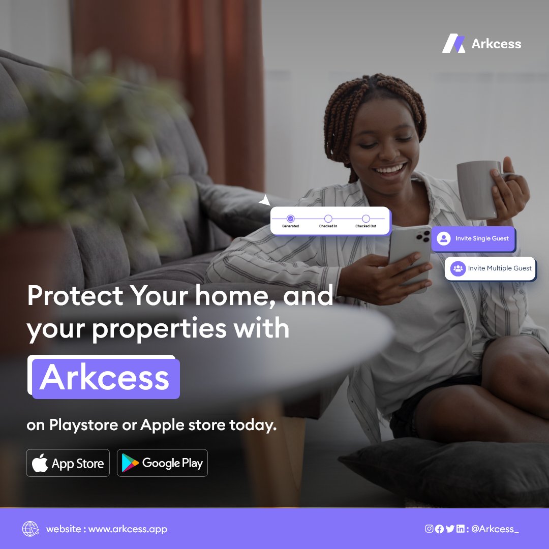 Arkcess__'s tweet photo. Security should be your number one priority as an individual.

Do you know that with Arkcess, you can secure your home and properties from theft.

We would provide security from the Comfort of your home.

#monday #arkcess #accesscontrol #technology #security https://t.co/K7DPos58CV