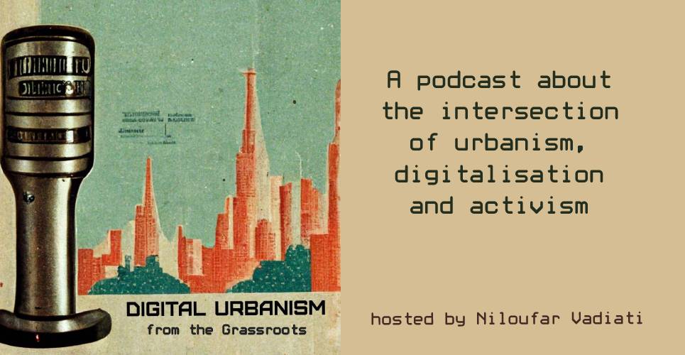 niloufarvadiati's tweet photo. 📢New Podcast announcement: **Digital Urbanism, from the Grassroots** aims to advance our understanding of how Digitalisation, Urbanism and Actvism are intresecting within cities. #smartcity, #right_to_the_city, #urban_governance, #urban_space.
https://t.co/VLeOJ4Ubtb https://t.co/cWLoQvNpTf