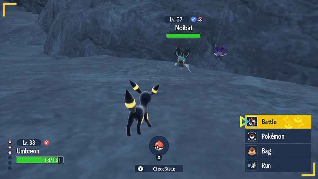 My first shiny in pokemon scarlet! And I did it without any sandwiches.

So happy it's my favourite pokemon too

#pokemonscarlet #shinymon #favouritepokemon #noibat