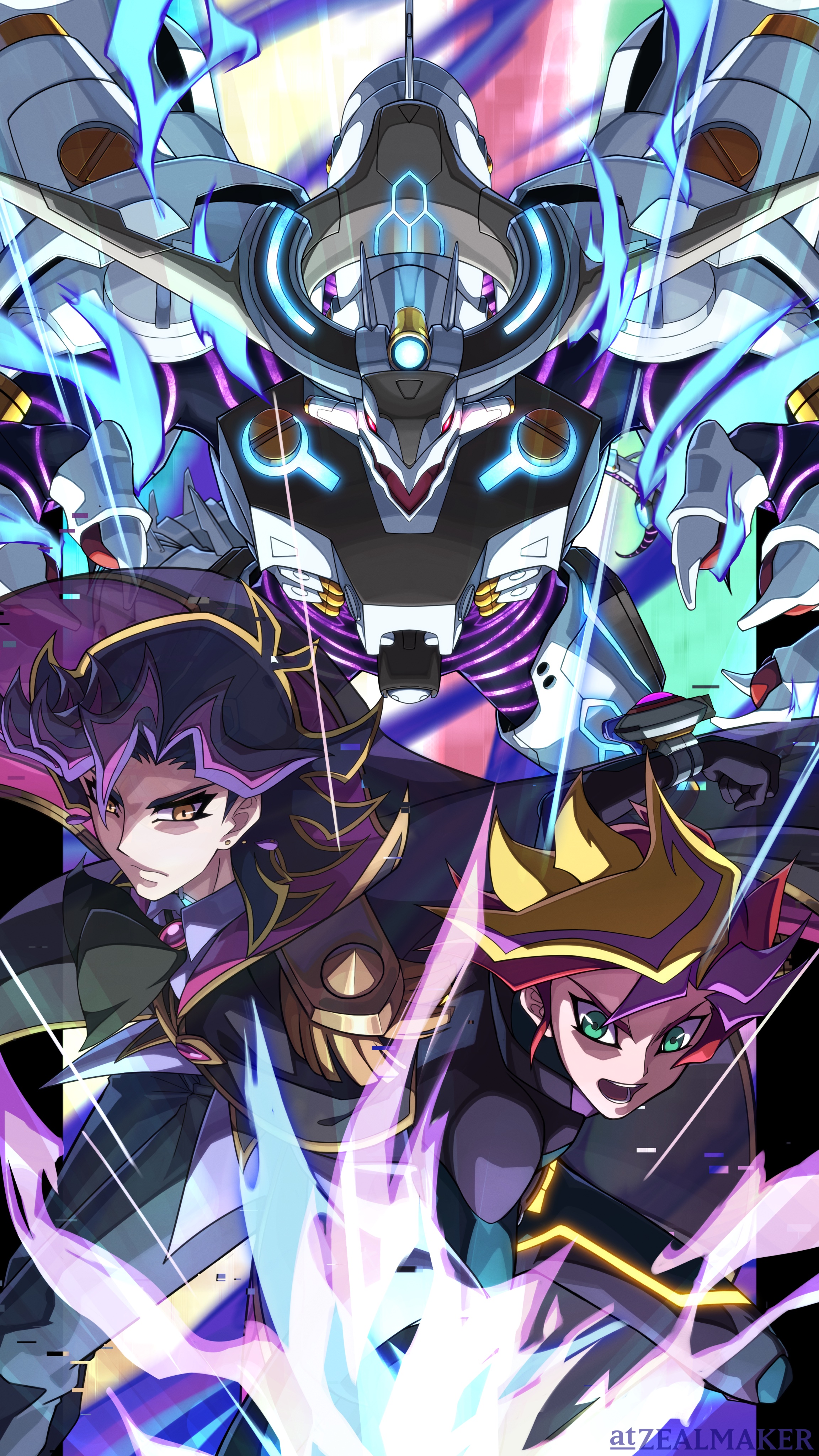 絵を描く方のゼアルウラ Playmaker Ai Amp ファイアウォール ドラゴン シンギュラリティ 遊戯王 T Co Hu1zfjgnxp Twitter