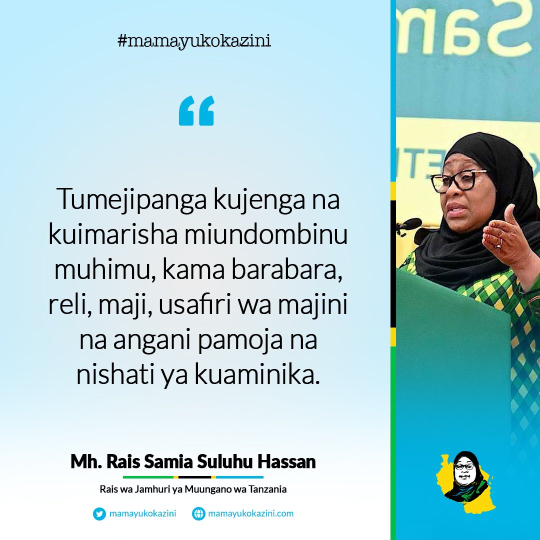 mamayukokazini's tweet photo. 📍Dodoma 

Kauli ya Mheshimiwa Rais Samia Suluhu wakati akihutubia kwenye Mkutano Mkuu wa 10 wa Jumuiya ya Wanawake (UWT).
#MamaYukoKazini https://t.co/x9oWjRpa6R