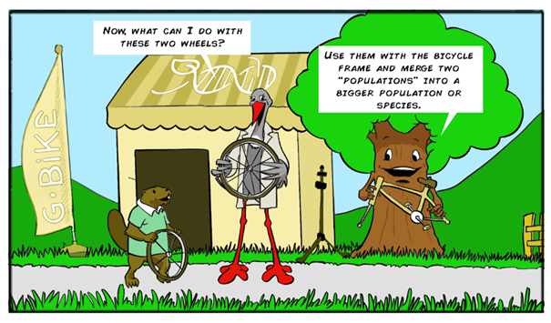 Using 🚲 to explain #genetic #diversity within &amp; between #populations?It can be done if you're G-BiKEr!
📢🆕adventures of Dr. Ciconia Nigra &amp; Mr. Fagus are out @ g-bikegenetics.eu/en/multimedia-…
<a href="/UNBiodiversity/">UN Biodiversity</a> <a href="/CoalitionConGen/">The Coalition for Conservation Genetics</a> <a href="/GEOBON_org/">GEO BON</a>