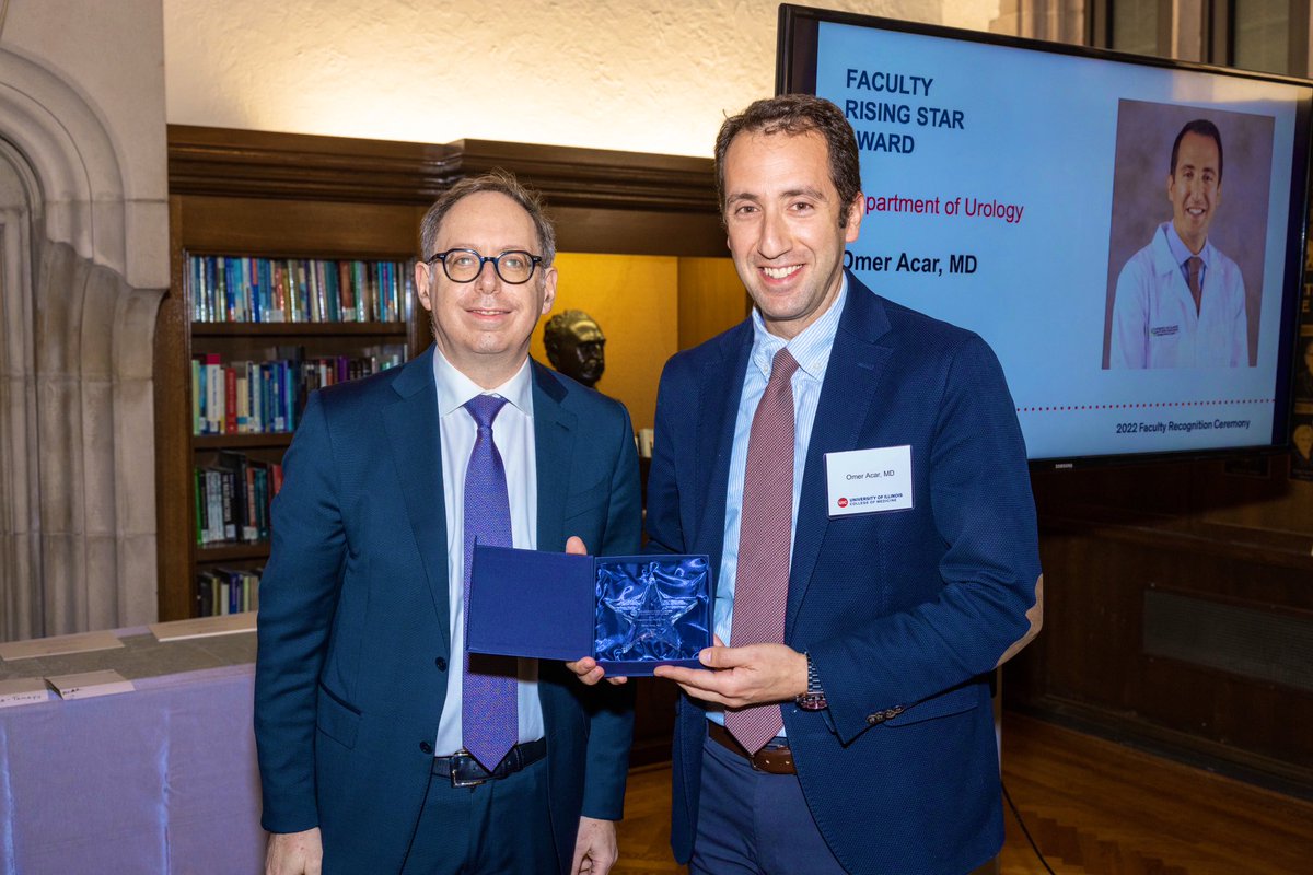 omer_acar_'s tweet photo. Proud moment in my career! It was an honour to receive the Departmental Faculty Rising Star Award. Feels great to be appreciated and valued. Sincerest gratitudes to everyone who supported me and made this recognition possible. @Craigni @UICUrol @uiccom https://t.co/rORHzarK8q