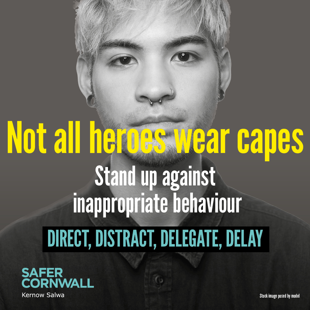 In support of #16DaysOfActivism we have launched a campaign calling on Cornwall to UNITE to end violence against women and girls.
#notallheroeswearcapes #dontbeabystander #16Days #VAWG #GBV #unite  

safercornwall.co.uk/ending-vawg-is…