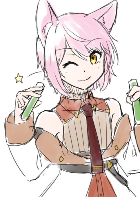 ミルミリエくん、一番手癖で描きやすいな…… 