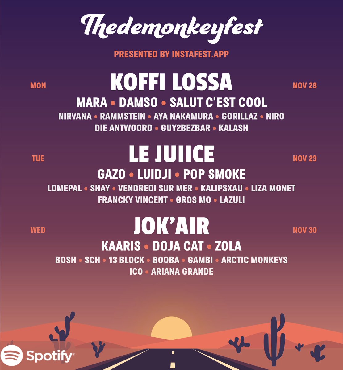 TheDemonKey's tweet photo. Hâte de voir Pop Smoke et Nirvana 🥺✨ https://t.co/W1YP9njepO