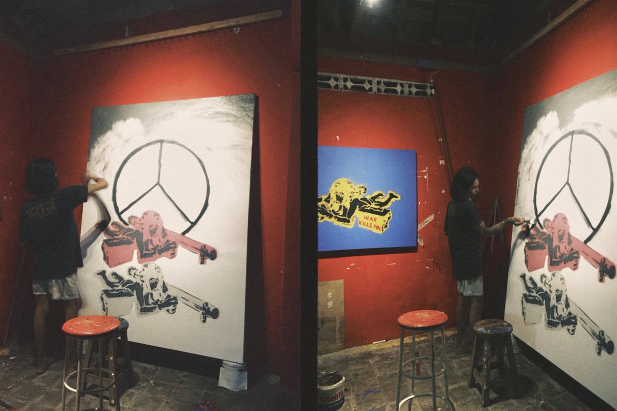 nyala_kan's tweet photo. Artactivism
#art #StopWar #activist #painting #artoftheday #VisualArt #ContemporaryArt #Peace #yeah https://t.co/85UfnoPU9u