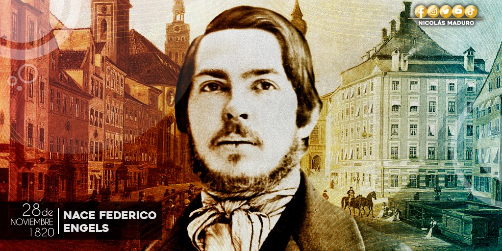 Hace 202 años nació el pensador y dirigente socialista alemán, Federico Engels. Su obra intelectual contribuyó a la lucha de los trabajadores, y hoy sigue siendo un instrumento fundamental para la batalla de ideas en los procesos de liberación de la clase obrera del mundo.