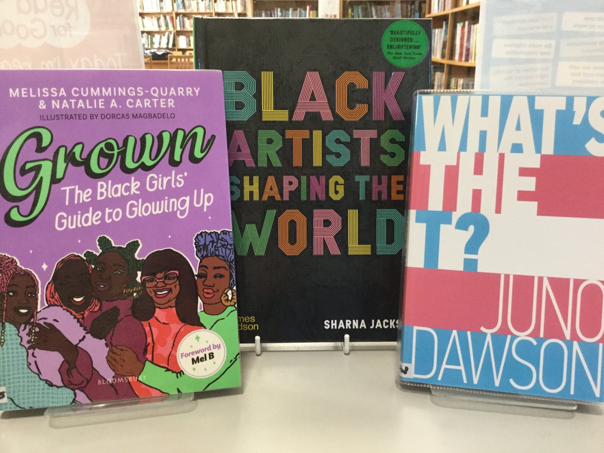 SullivanUpp_Lib's tweet photo. Delighted to be adding 3 new #nonfiction titles to our shelves this week: shortlisted 2022 Information Book Award titles by @junodawson & @MsCarter_13 @bg_bookclub and overall winner @sharnajackson & Dr Zoé Whitely🤩Thanks @uksla & @Petersbooks❤️📚#IBA22 #NonFictionNovember https://t.co/Lu2XXFNs1w